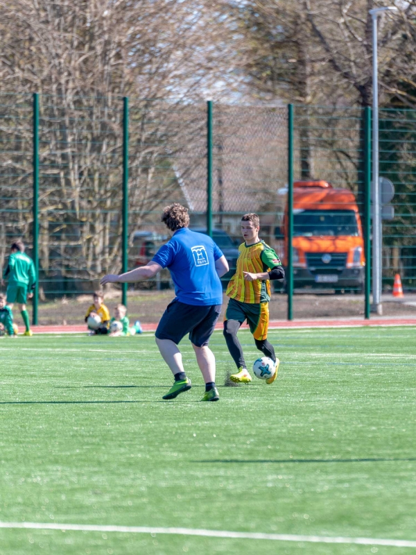 Jaunmārupes pamatskolas stadiona atklāšana, foto: L.Līvzinieks 21.04.2018.