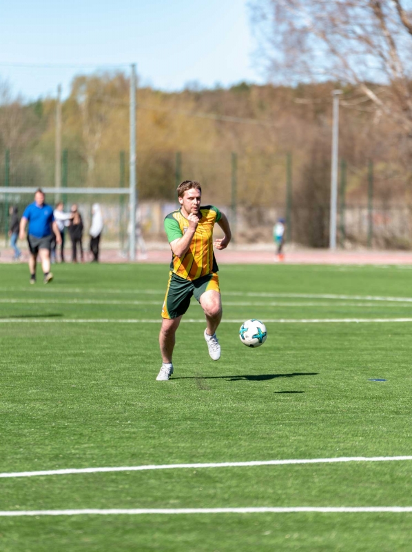 Jaunmārupes pamatskolas stadiona atklāšana, foto: L.Līvzinieks 21.04.2018.