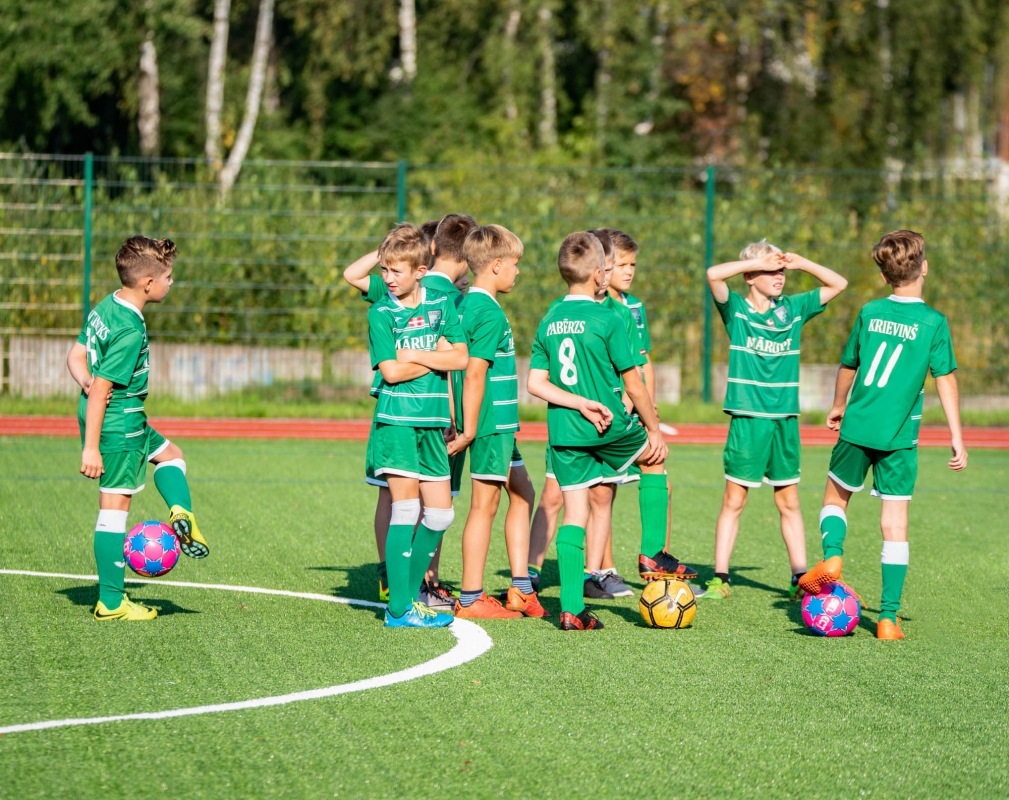 Mārupes vidusskolas stadiona atklāšana