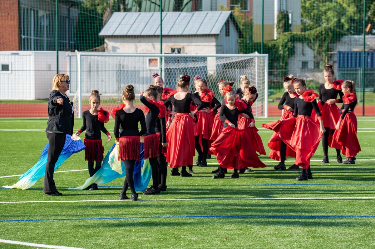 Mārupes vidusskolas stadiona atklāšana