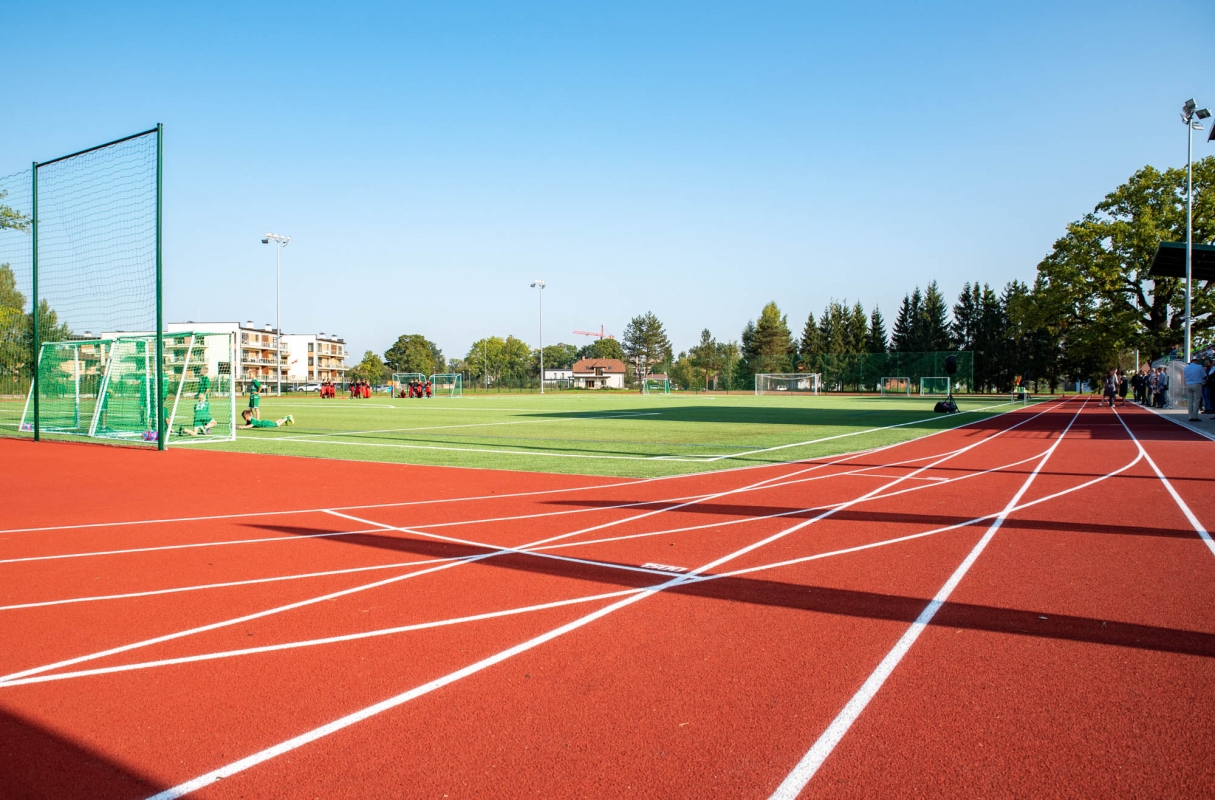 Mārupes vidusskolas stadiona atklāšana