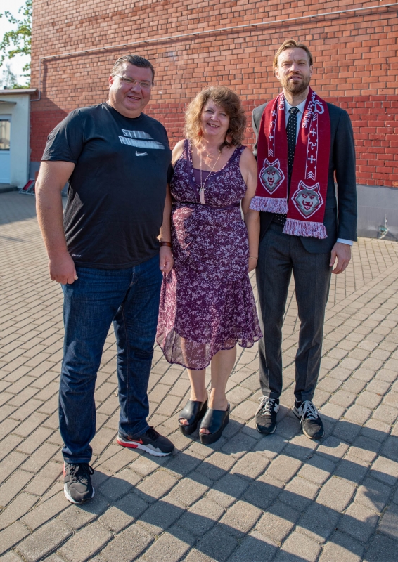 Mārupes vidusskolas stadiona atklāšana