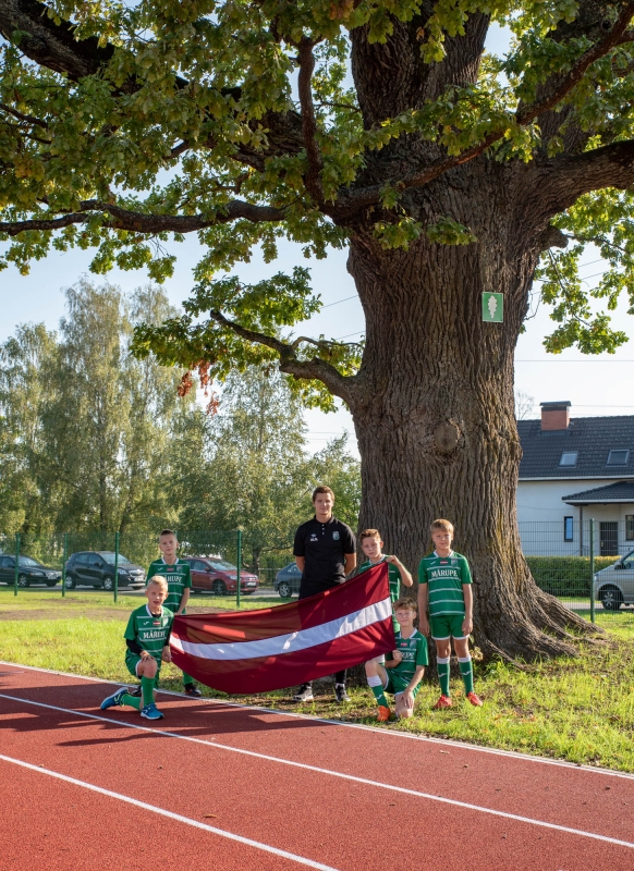 Mārupes vidusskolas stadiona atklāšana