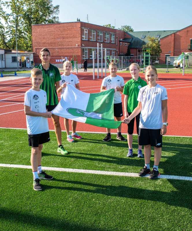 Mārupes vidusskolas stadiona atklāšana