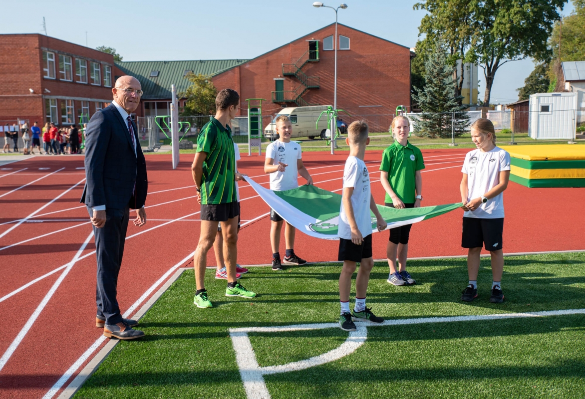 Mārupes vidusskolas stadiona atklāšana