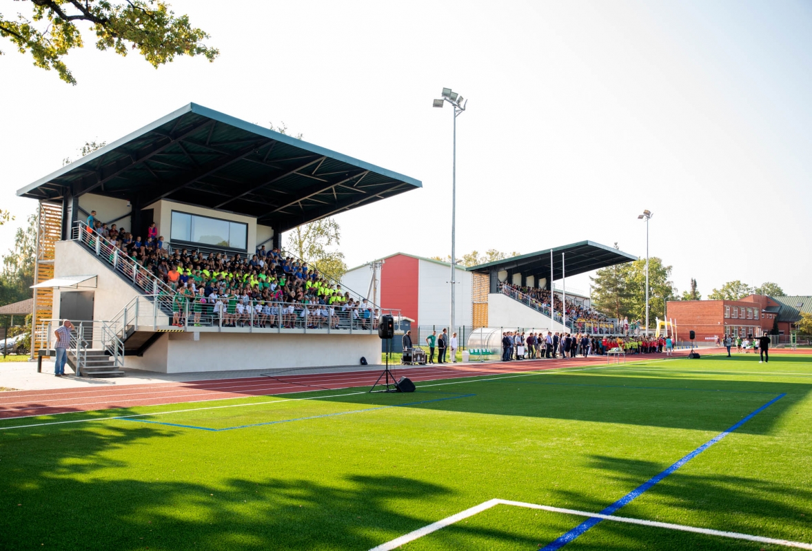 Mārupes vidusskolas stadiona atklāšana