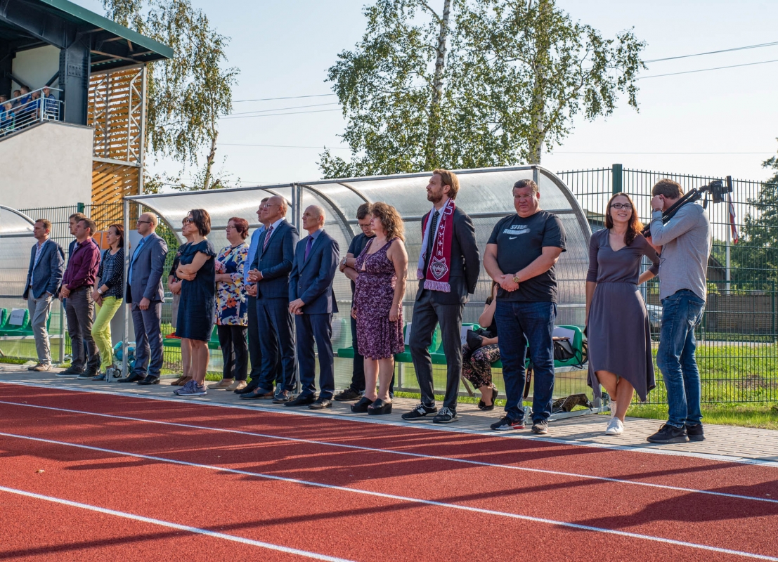 Mārupes vidusskolas stadiona atklāšana