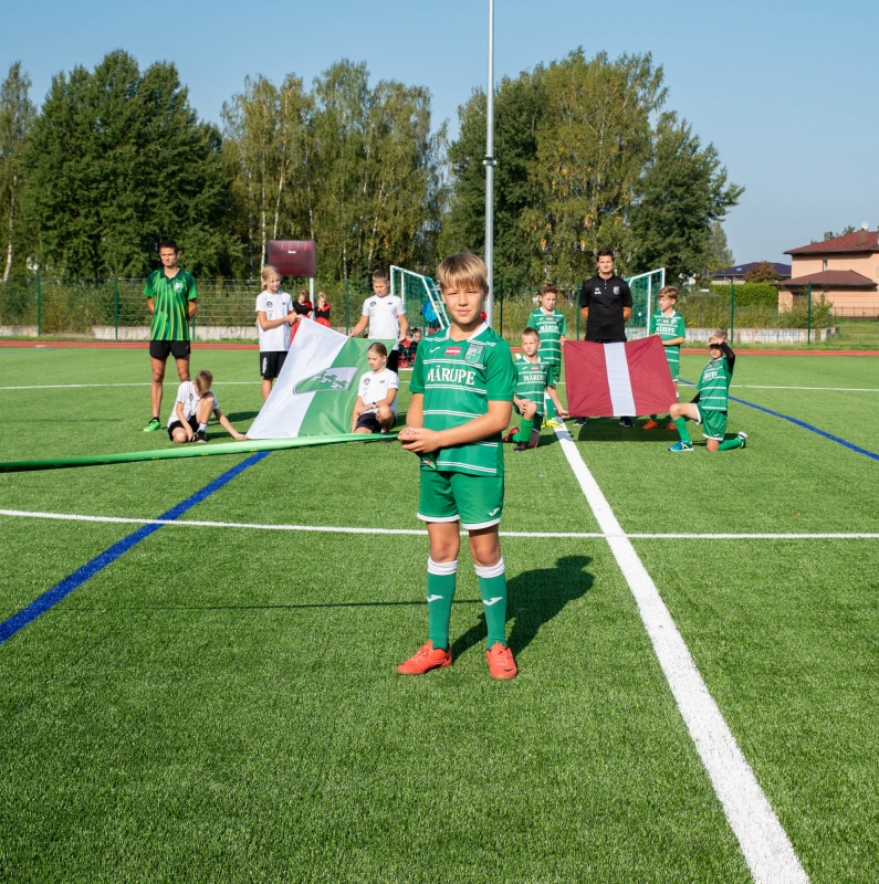 Mārupes vidusskolas stadiona atklāšana