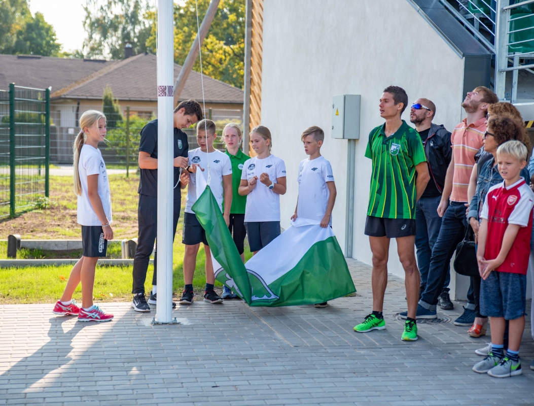 Mārupes vidusskolas stadiona atklāšana