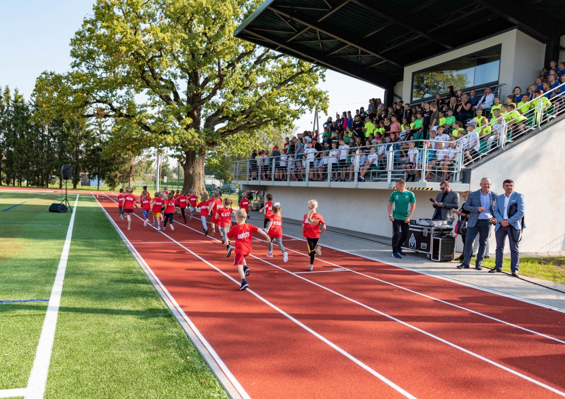 Mārupes vidusskolas stadiona atklāšana