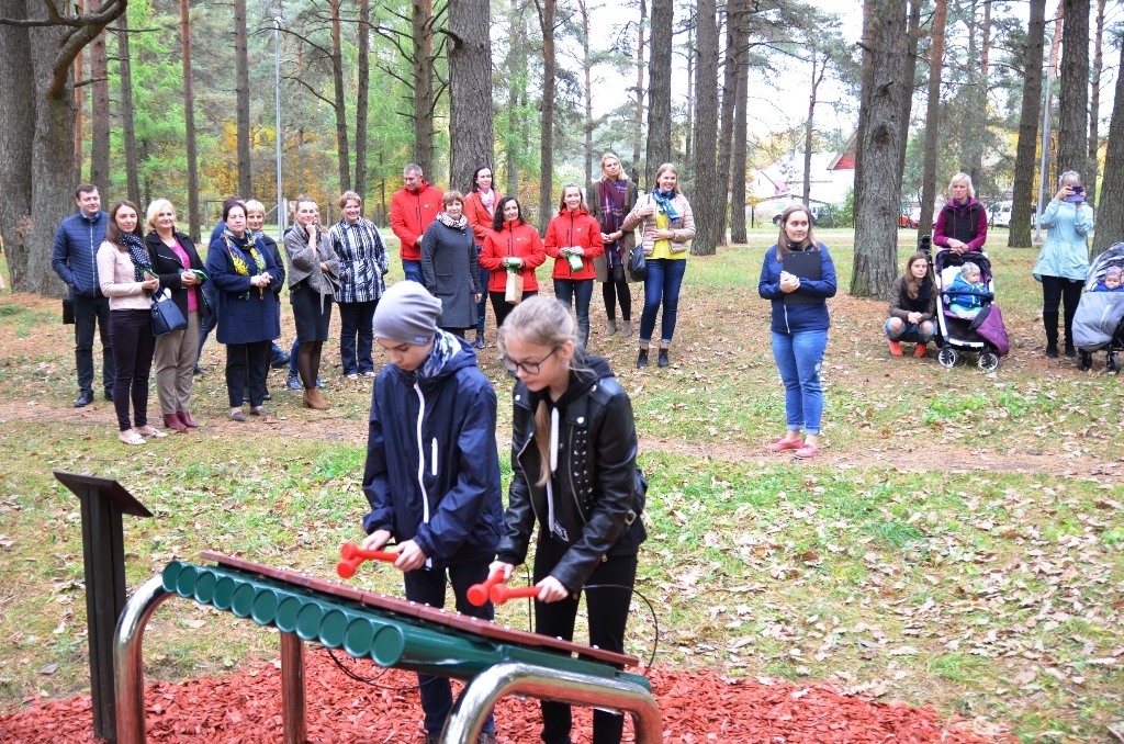 Muzikālā parka atklāšana Jaunmārupē, 10.10.2018.