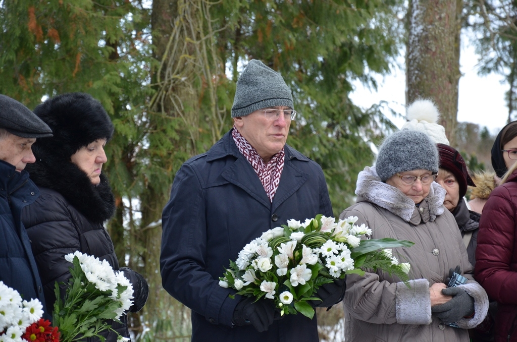 Barikāžu laika upuru piemiņas brīdis Mārupes kapos, 16.01.2019.