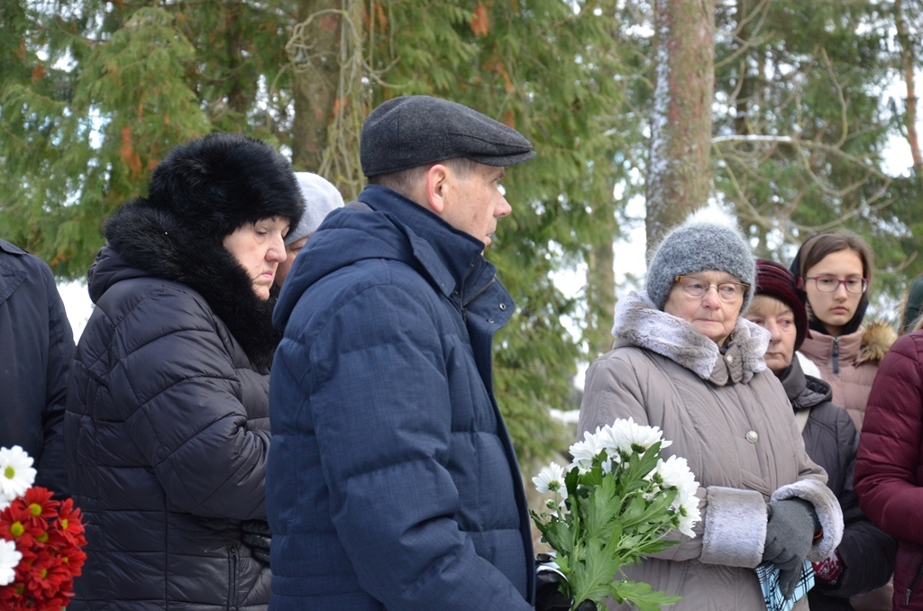 Barikāžu laika upuru piemiņas brīdis Mārupes kapos, 16.01.2019.