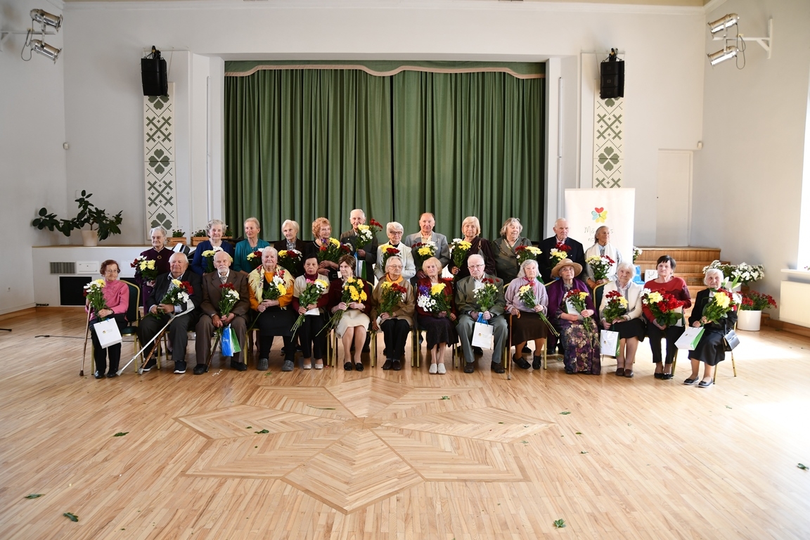 Mārupes novada senioru, kam 80, 85, 90 un vairāk sumināšanas pasākums, 08.05.2019.