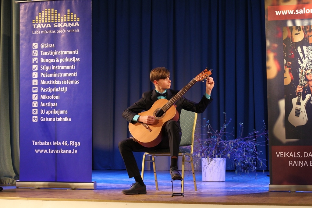 Jauno ģitāristu konkurss “Kur tad Tu nu biji?”, 05.04.2019.