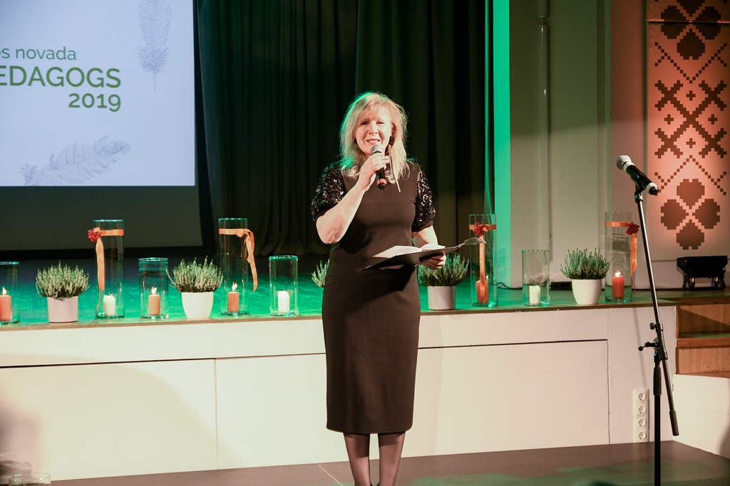 “Gada pedagogs 2019” balvas pasniegšanas ceremonija Mārupes novadā, 04.10.2019.
