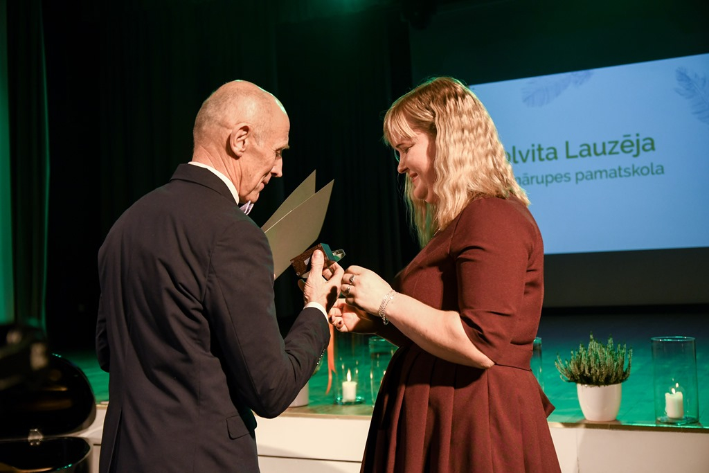 “Gada pedagogs 2019” balvas pasniegšanas ceremonija Mārupes novadā, 04.10.2019.