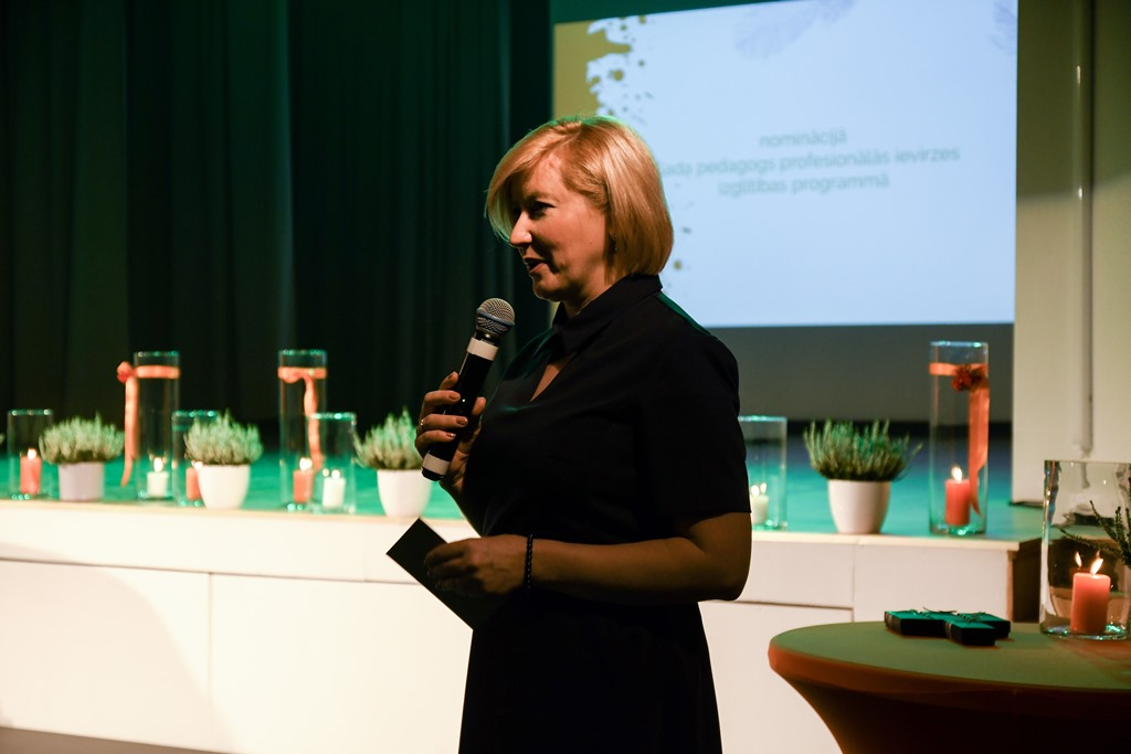 “Gada pedagogs 2019” balvas pasniegšanas ceremonija Mārupes novadā, 04.10.2019.