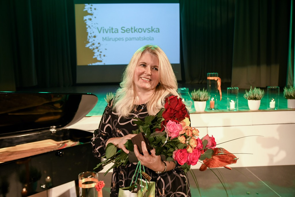“Gada pedagogs 2019” balvas pasniegšanas ceremonija Mārupes novadā, 04.10.2019.