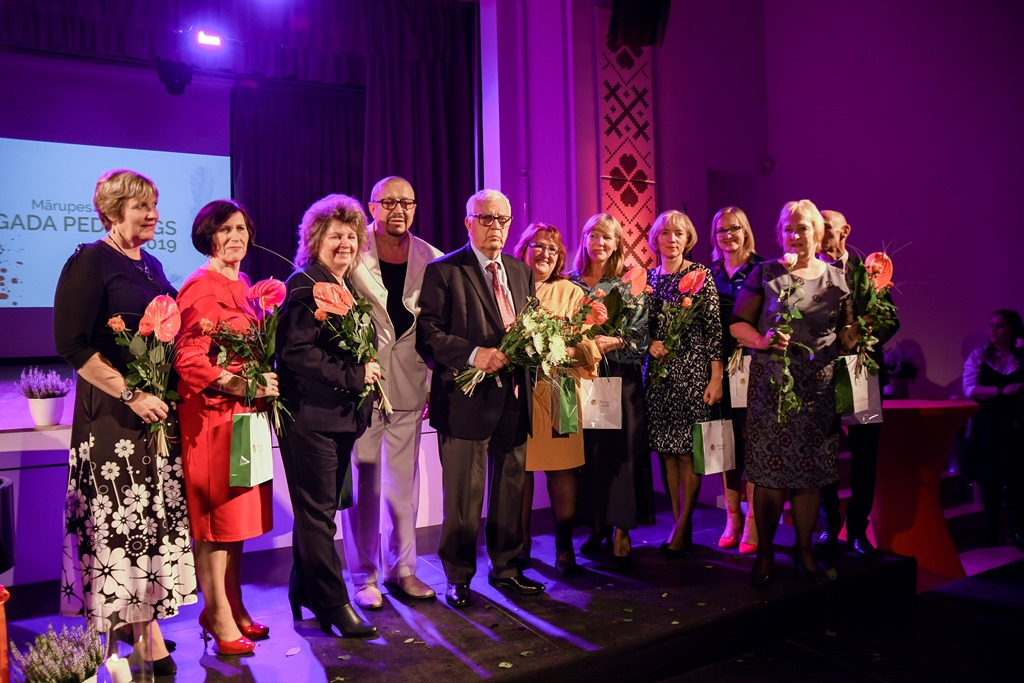 “Gada pedagogs 2019” balvas pasniegšanas ceremonija Mārupes novadā, 04.10.2019.