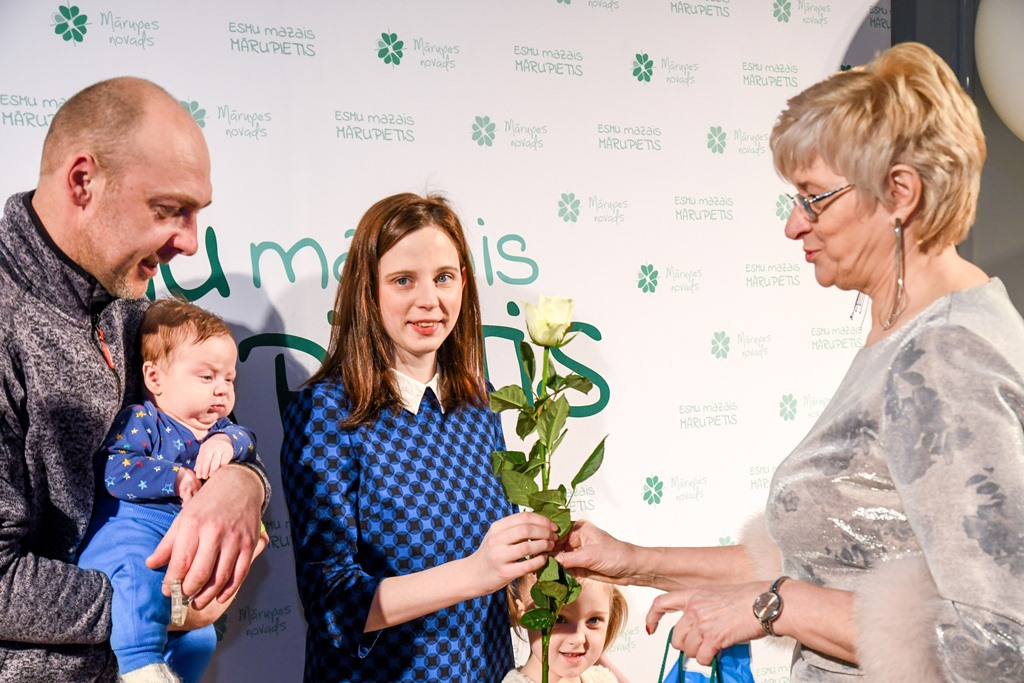 Jaundzimušo sveikšanas pasākums "Esmu mazais mārupietis"