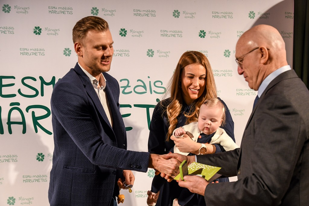 Jaundzimušo sveikšanas pasākums "Esmu mazais mārupietis"