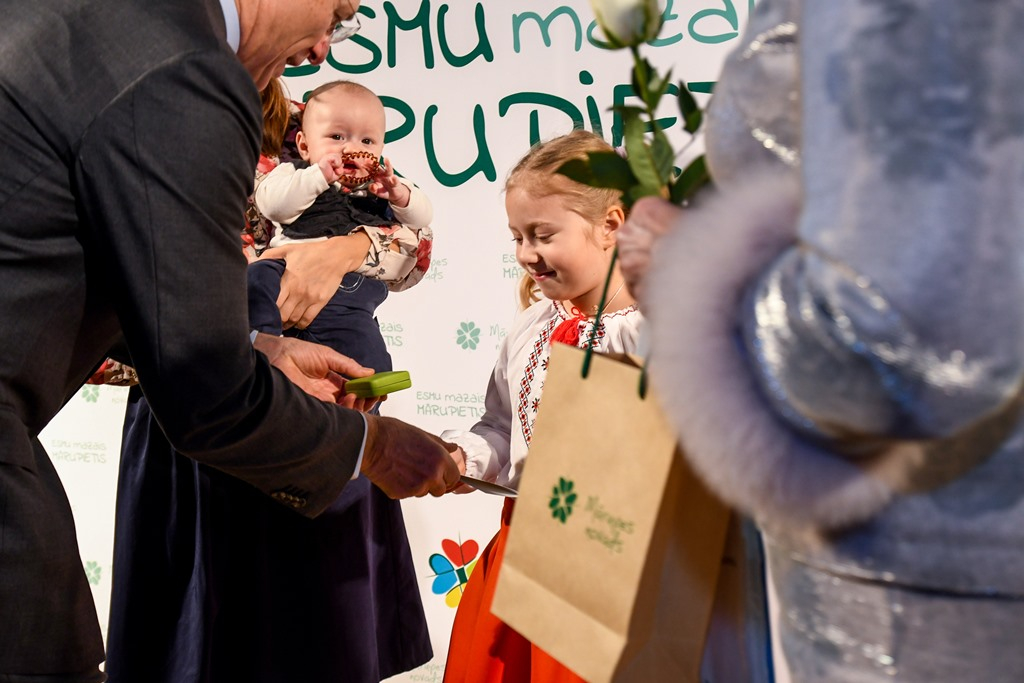 Jaundzimušo sveikšanas pasākums "Esmu mazais mārupietis"