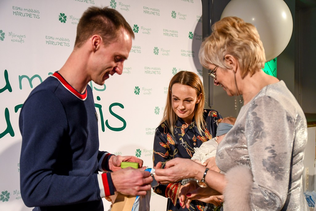 Jaundzimušo sveikšanas pasākums "Esmu mazais mārupietis"