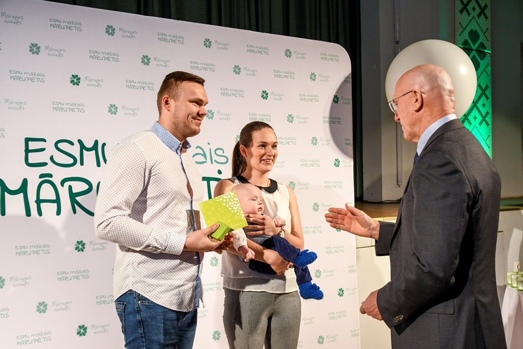 Jaundzimušo sveikšanas pasākums "Esmu mazais mārupietis"