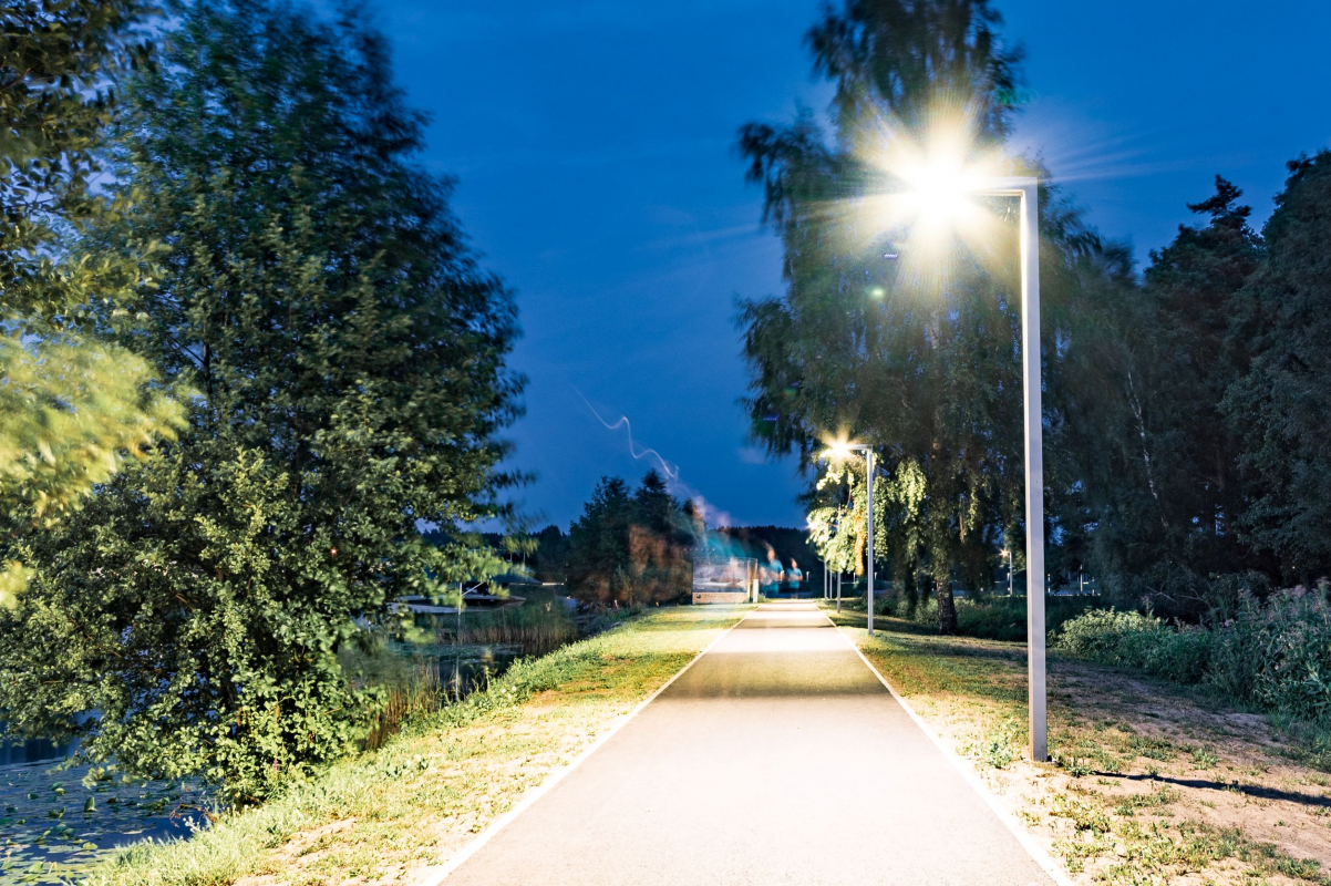 Apkārt Piņķu ūdenskrātuvei - drošāk, ērtāk un patīkamāk (foto: Kaspars Suskevičs)