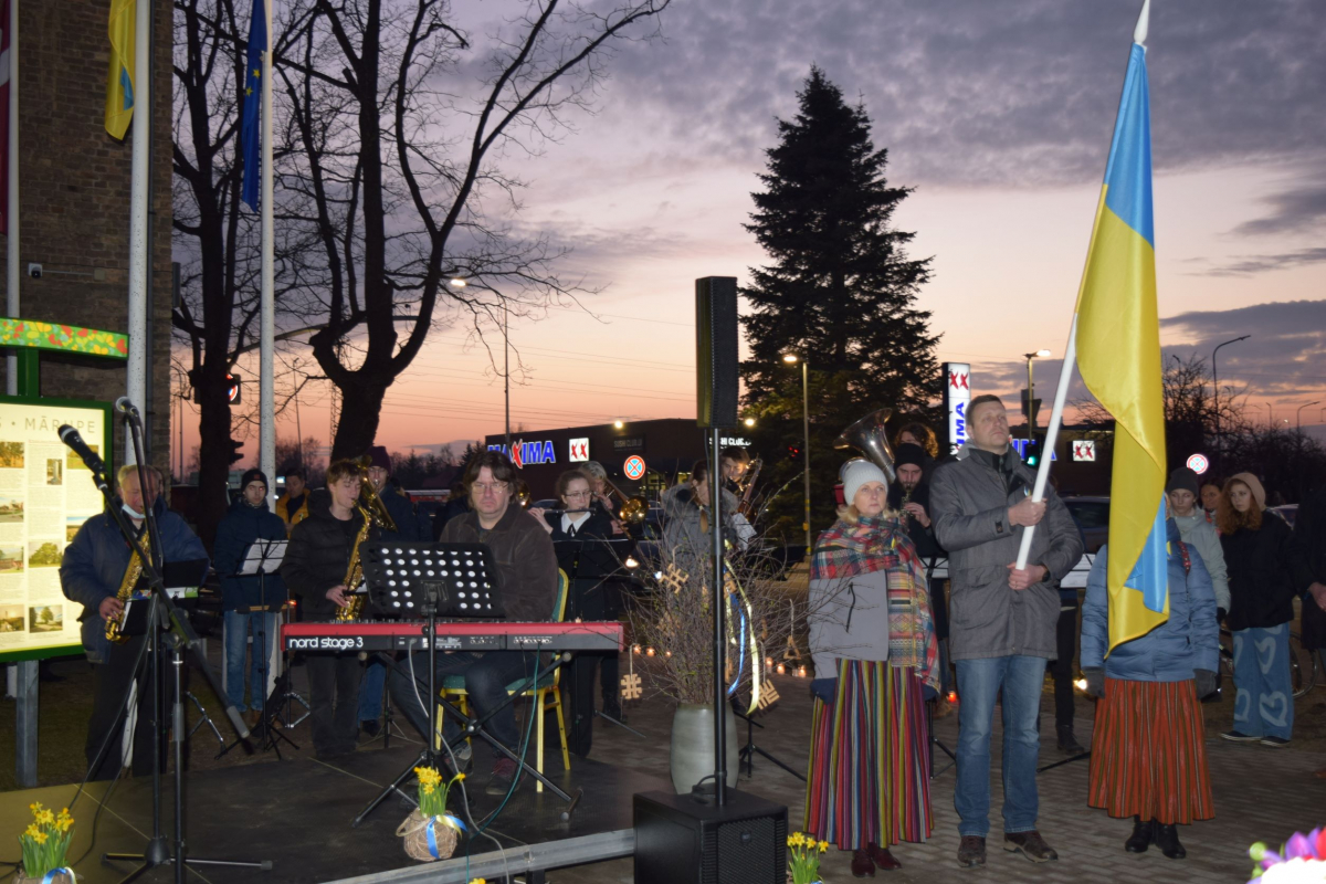 "Ukrainas brīvībai!" Mārupē