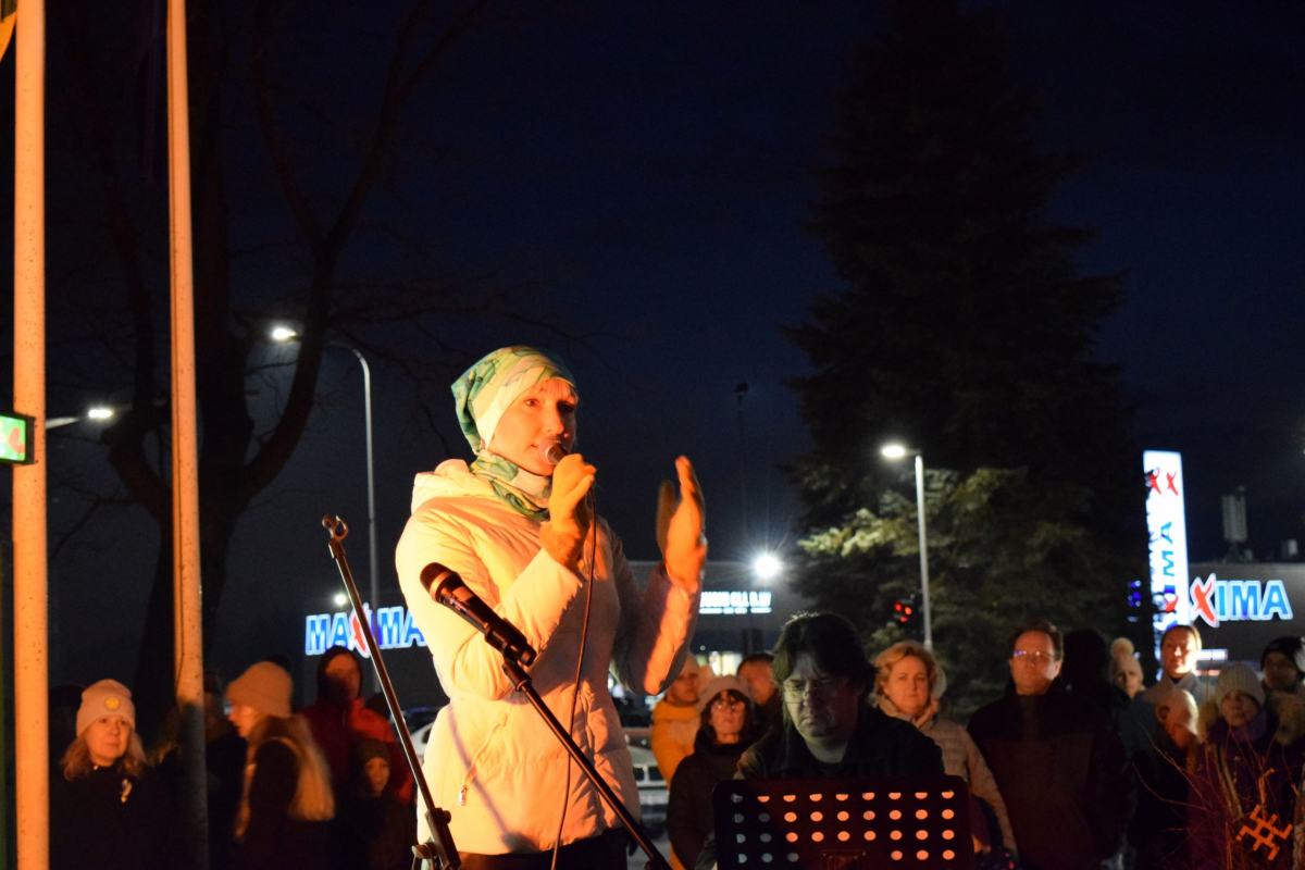 "Ukrainas brīvībai!" Mārupē