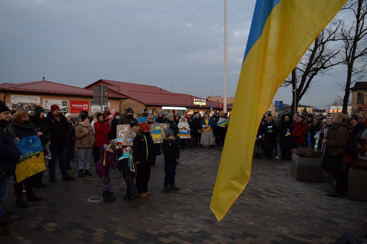 "Ukrainas brīvībai!" Mārupē
