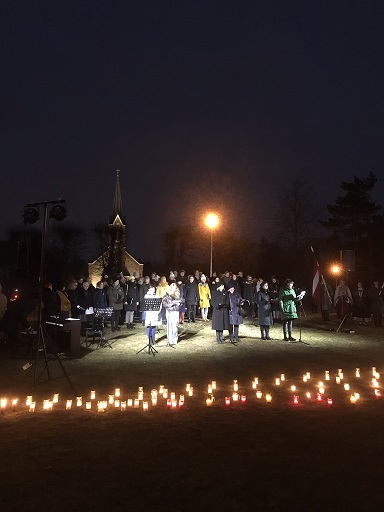 "Ukrainas brīvībai!" Piņķos