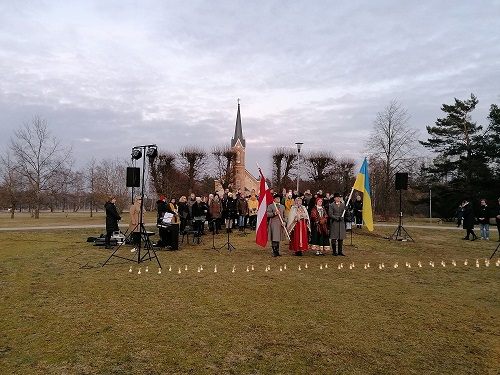 "Ukrainas brīvībai!" Piņķos