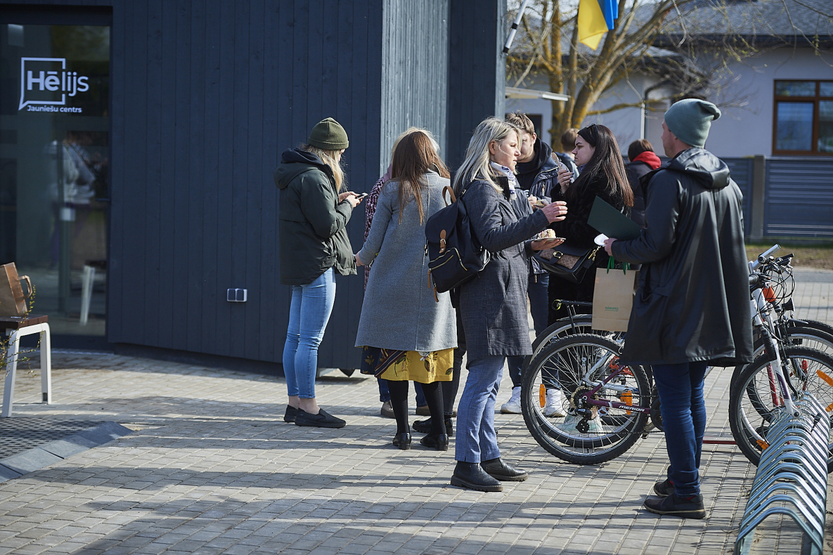 Jauniešu centra "Hēlijs" atklāšana (29.04.2022.)