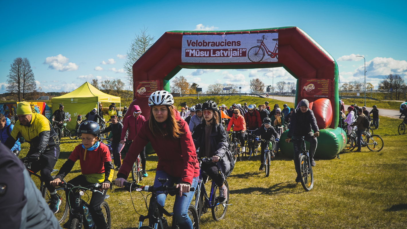 Aktīvās tūrisma sezonas atklāšana Mārupes novadā - tautas velobrauciens "Mūsu Latvijai!”, 04.05.2022.