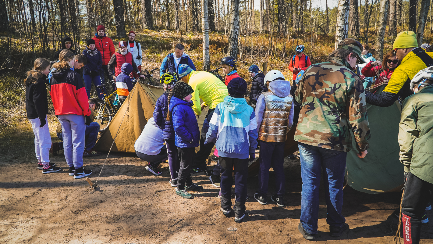 Aktīvās tūrisma sezonas atklāšana Mārupes novadā - tautas velobrauciens "Mūsu Latvijai!”, 04.05.2022.