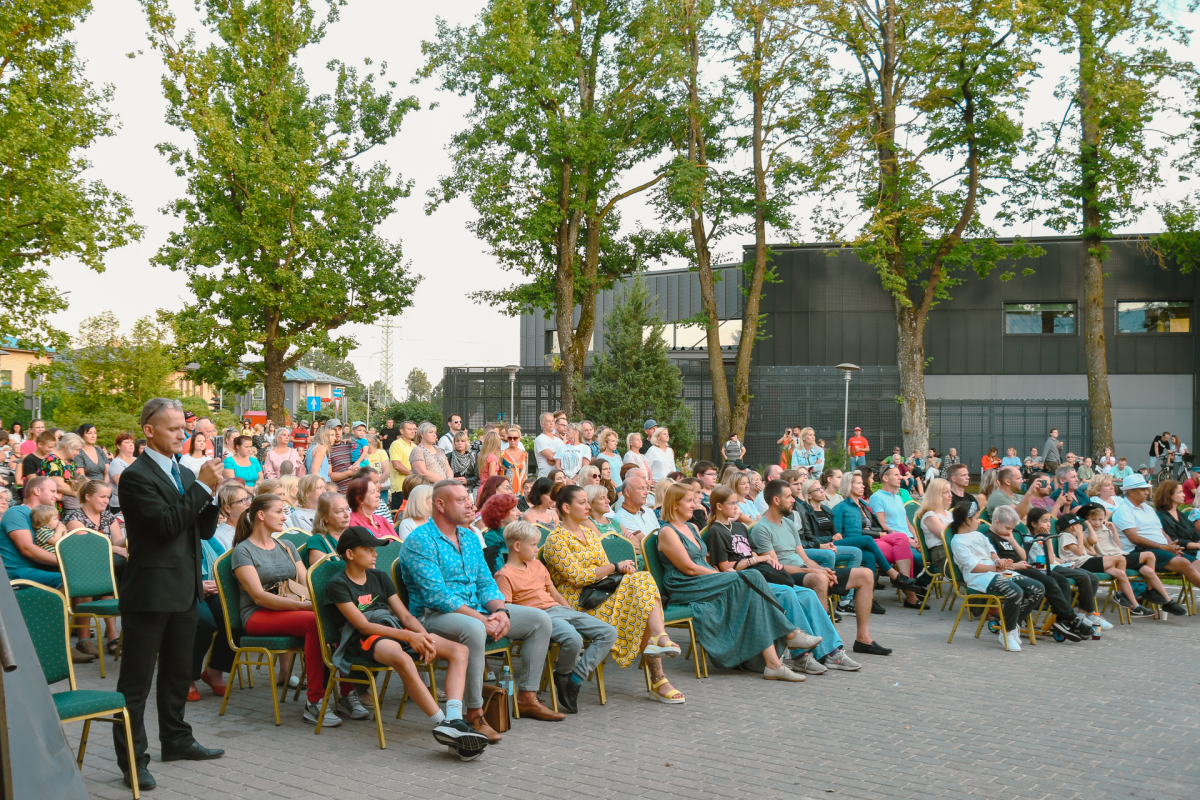 Brīvdabas kino vakars Mārupes Kultūras nama iekšpagalmā, 04.08.2022.