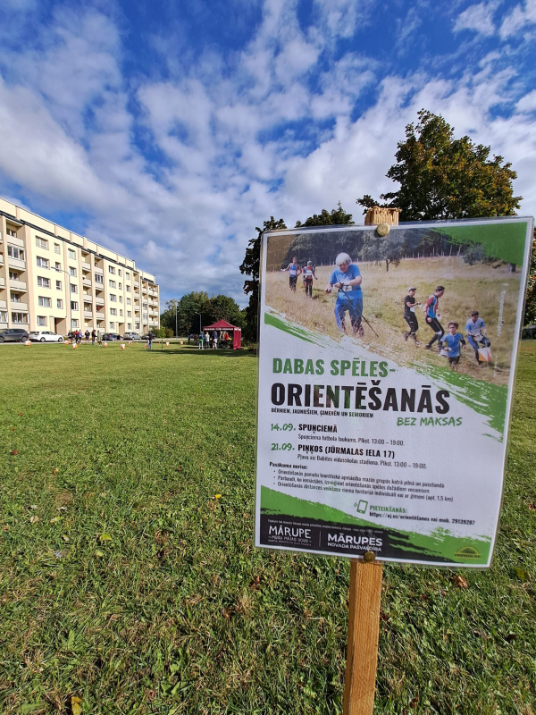 Aizritējuši aktīvās atpūtas un orientēšanās apmācības pasākumi “Dabas spēles – orientēšanās”, 14.09.2022. un 21.09.2022.