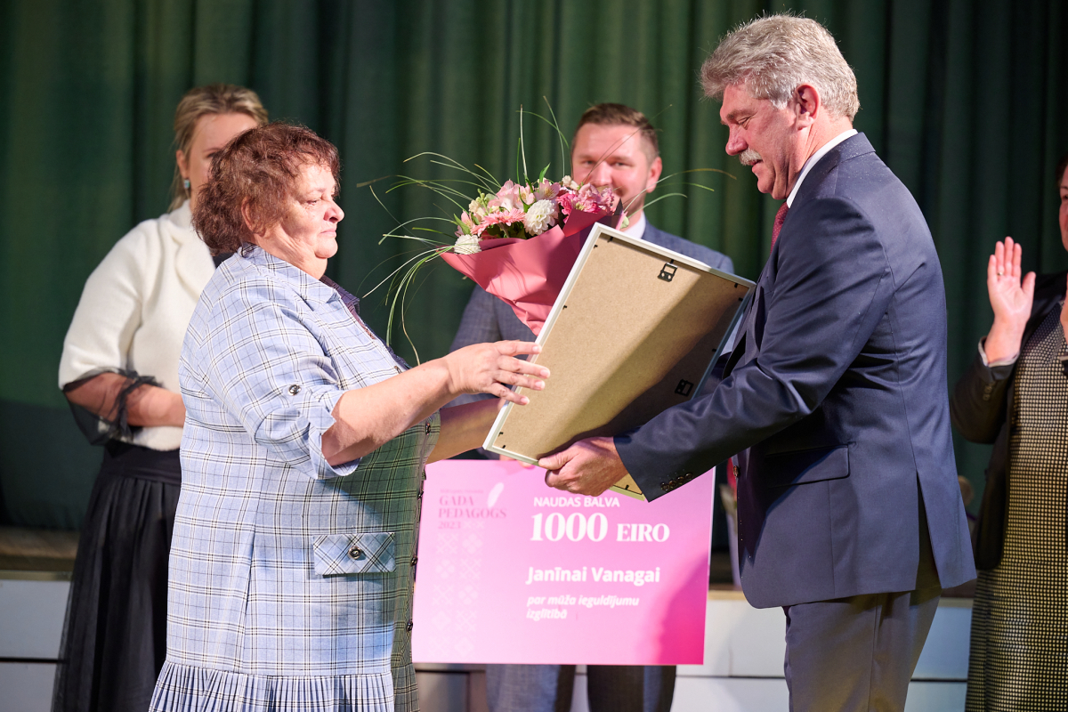 “Gada pedagogs 2023”  apbalvošanas ceremonija 06.10.2023.
