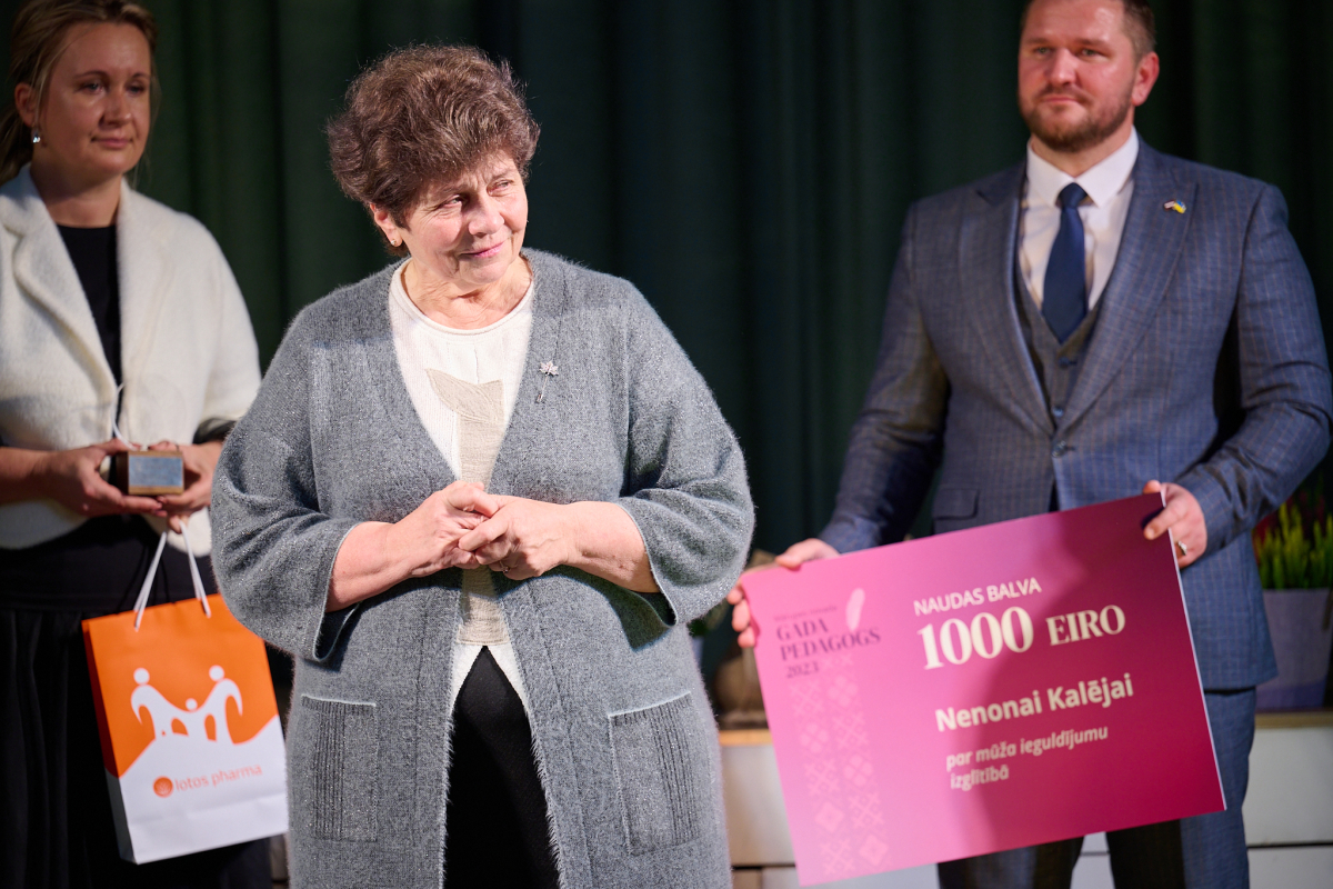 “Gada pedagogs 2023”  apbalvošanas ceremonija 06.10.2023.