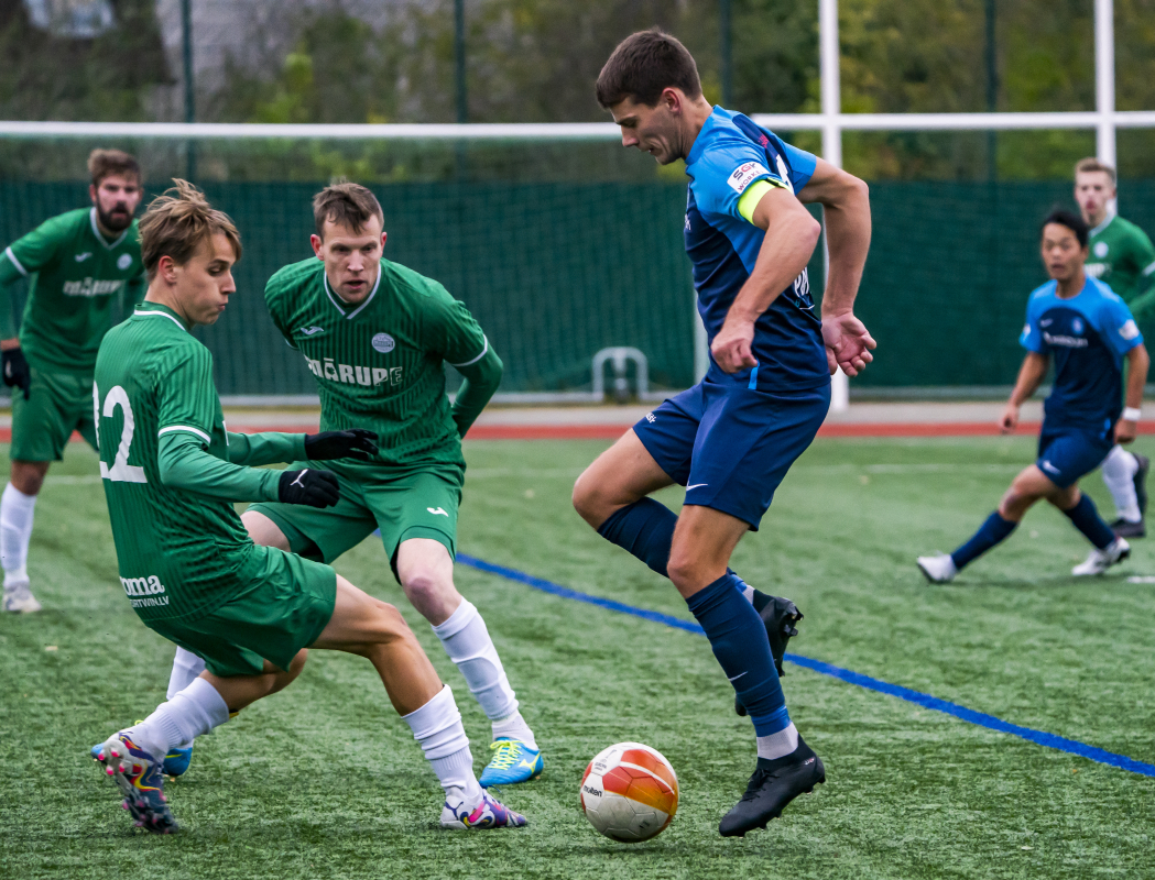 Latvijas futbola 2. līga: MĀRUPES SC pret OGRE UNITED I 21.10. 2023.