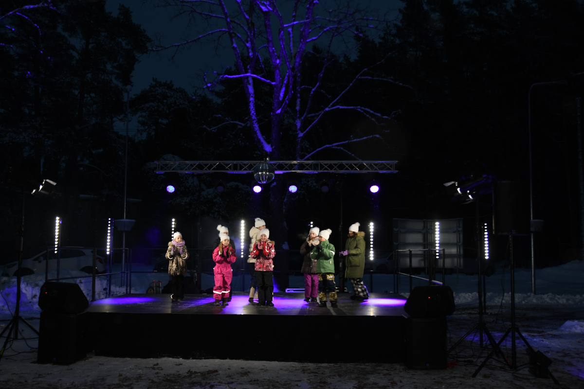 Ziemassvētku egles parka iedegšana Spuņciemā | 10.12.2023.
