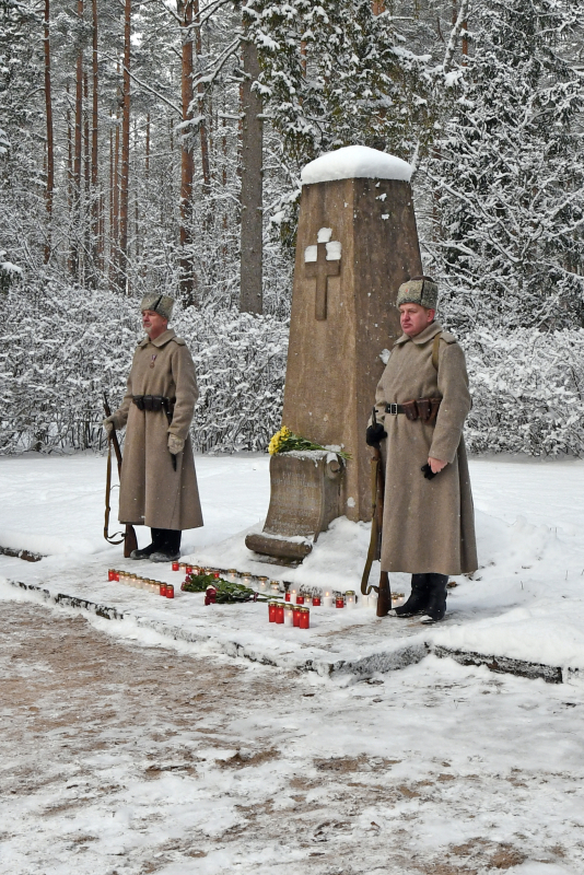 Ziemassvētku kaujās kritušo piemiņas pasākums Antiņu kapos | 06.01.2024.