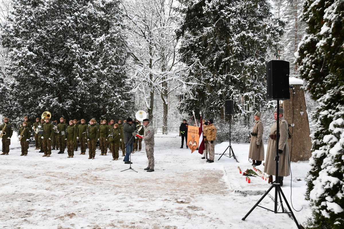 Ziemassvētku kaujās kritušo piemiņas pasākums Antiņu kapos | 06.01.2024.