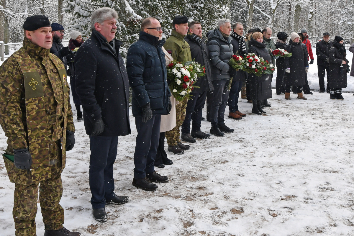 Ziemassvētku kaujās kritušo piemiņas pasākums Antiņu kapos | 06.01.2024.