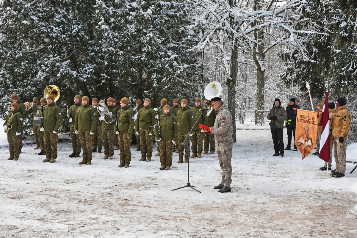 Ziemassvētku kaujās kritušo piemiņas pasākums Antiņu kapos | 06.01.2024.