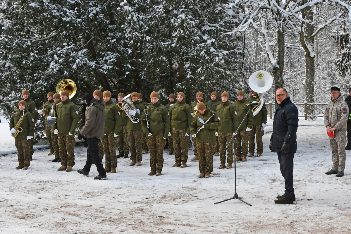 Ziemassvētku kaujās kritušo piemiņas pasākums Antiņu kapos | 06.01.2024.