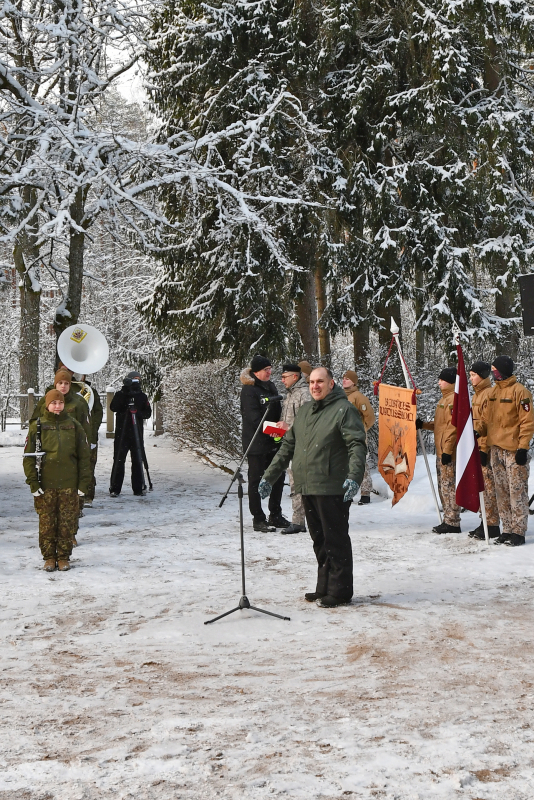 Ziemassvētku kaujās kritušo piemiņas pasākums Antiņu kapos | 06.01.2024.